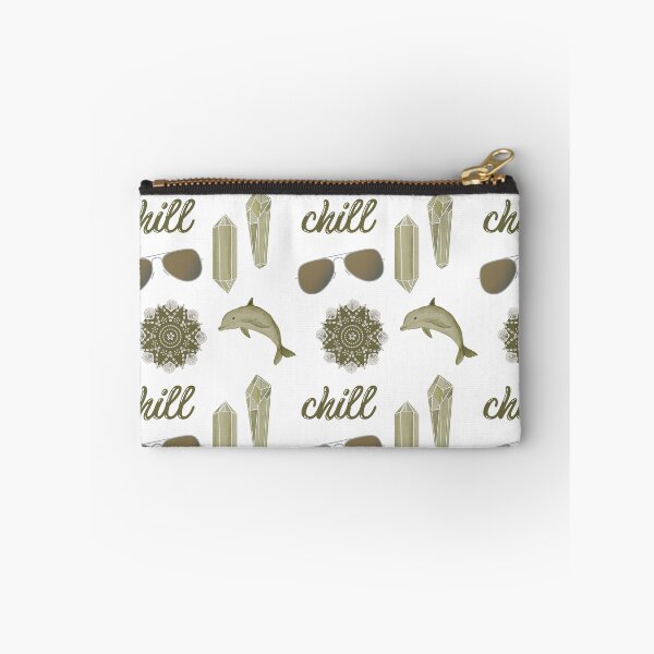 Item preview, Chill Summer Beach Sticker Pack in Olive Green designed and sold by The-Goods.