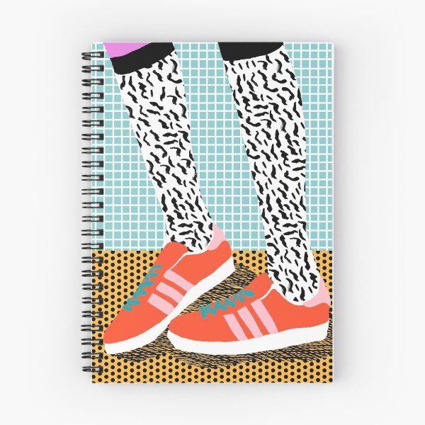 Item preview, Spiffy - shoes art print memphis design style modern colorful california socal los angeles brooklyn hipster art pattern  designed and sold by wackadesigns.