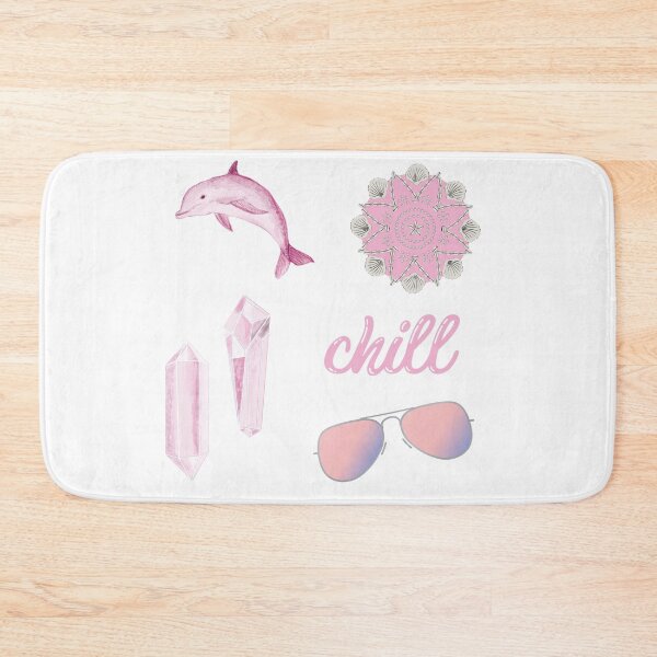 Item preview, Chill Summer Beach Sticker Pack in Pink designed and sold by The-Goods.