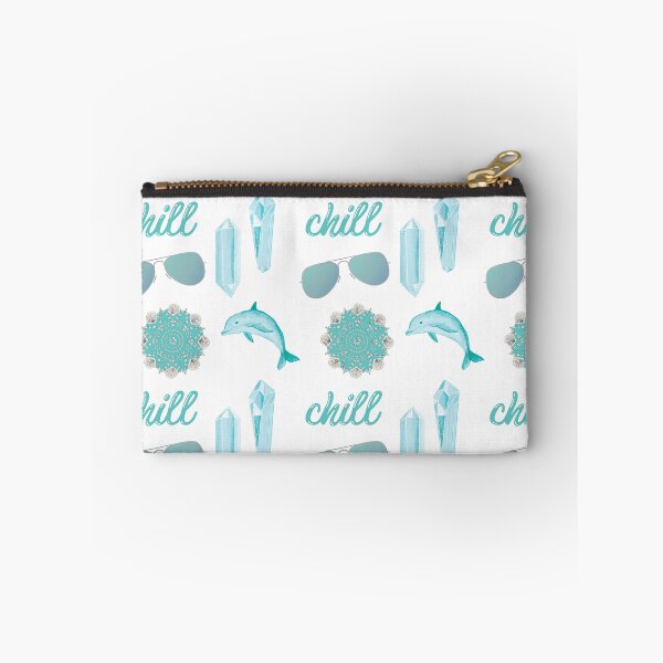 Item preview, Chill Summer Beach Sticker Pack in Teal designed and sold by The-Goods.
