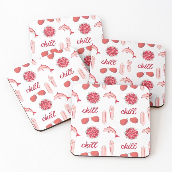 Item preview, Chill Summer Beach Sticker Pack in Red designed and sold by The-Goods.