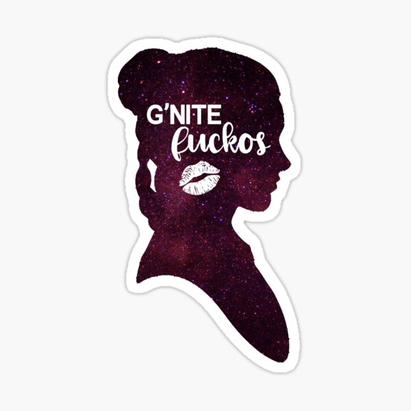 Item preview, Princess Leia Carrie Fisher Quote G'Nite designed and sold by baranskini.