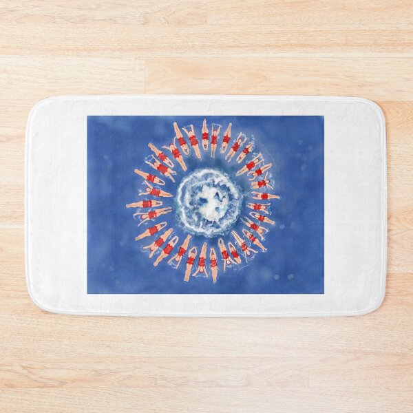 Item preview, Swimmingly Square designed and sold by kschowe.