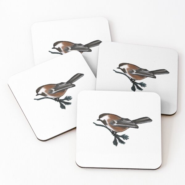Item preview, Chestnut-backed Chickadee  designed and sold by Allison Campbell.