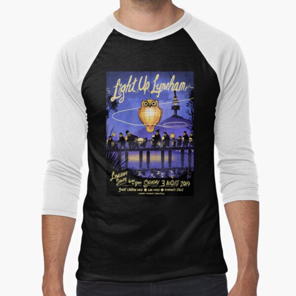 Light Up Lyneham lantern festival 2019 Baseball ¾ Sleeve T-Shirt