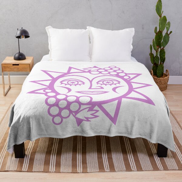 Item preview, Original Sun with Farm Harvest Vineyard Grapes Design for Wine Lovers (pink) designed and sold by wariana.
