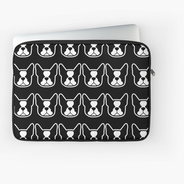 Item preview, Boston Terrier dogs on the horizontal - black and white Bostons - boston terriers designed and sold by smooshfaceutd.