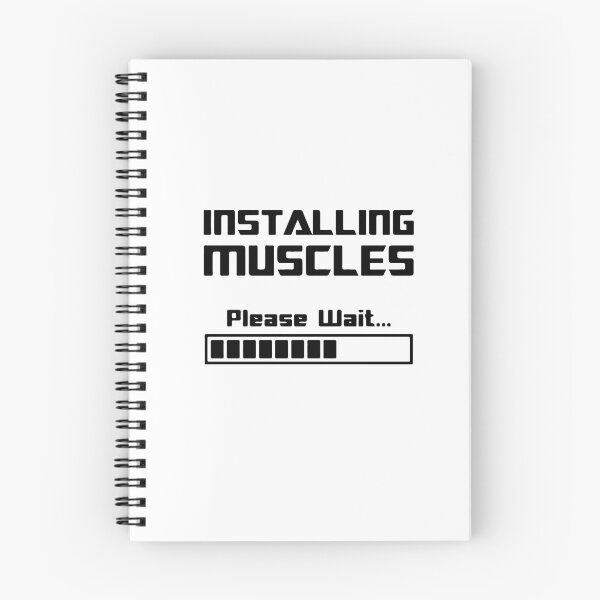 Item preview, Installing Muscles, Please Wait... designed and sold by Anna Fok.