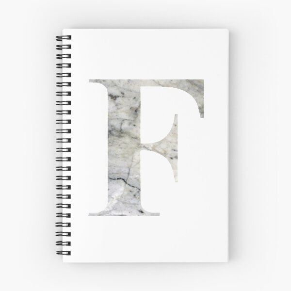 Item preview, Gray Marble Letter "F" designed and sold by Haley Agra.