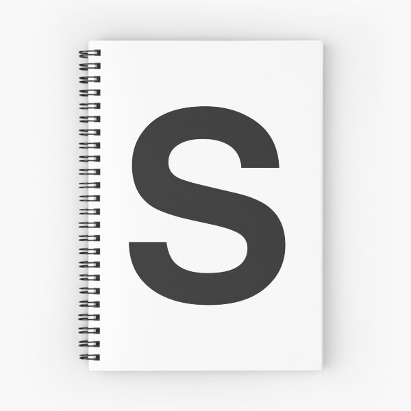 Item preview, Letter S Initial - Black Helvetica Monogram  designed and sold by synthesizer.
