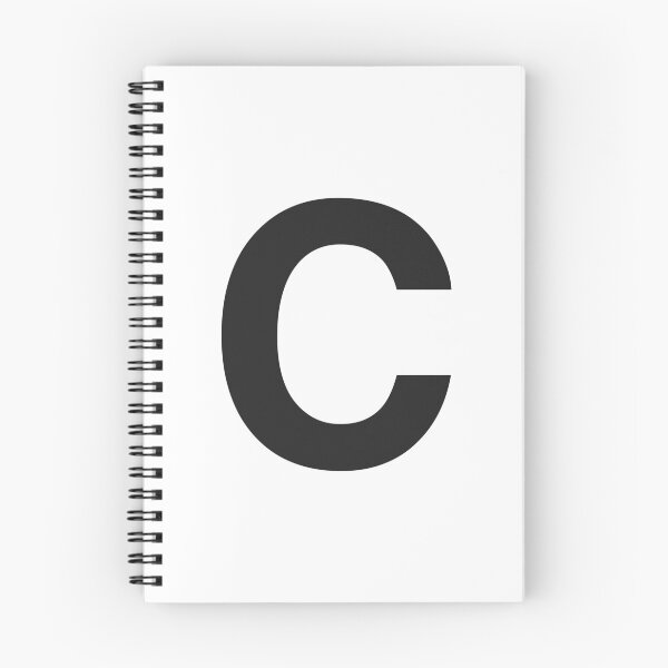 Item preview, C Initial - Black Helvetica Monogram  designed and sold by synthesizer.