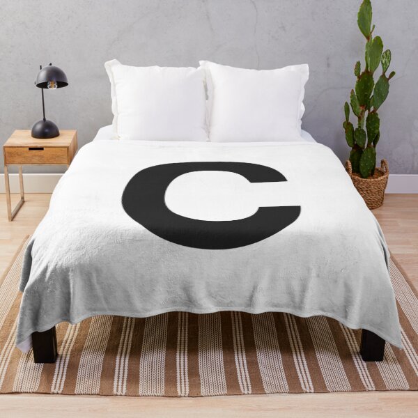 Item preview, C Initial - Black Helvetica Monogram  designed and sold by synthesizer.