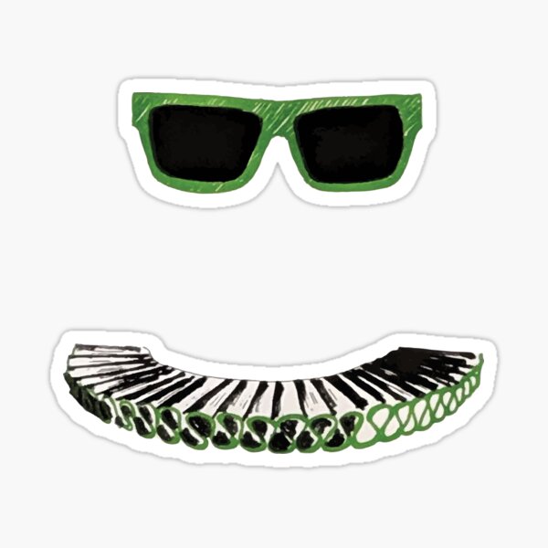 "SIX the Musical Haus of Holbein sunnies and ruff" Sticker for Sale by