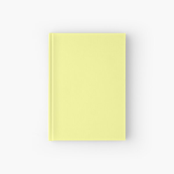 Pastel Yellow Hardcover Journal