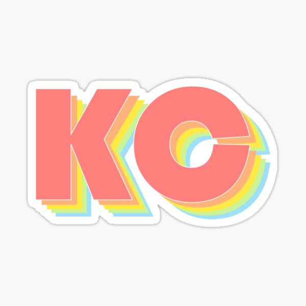Rainbow Kansas City Sticker