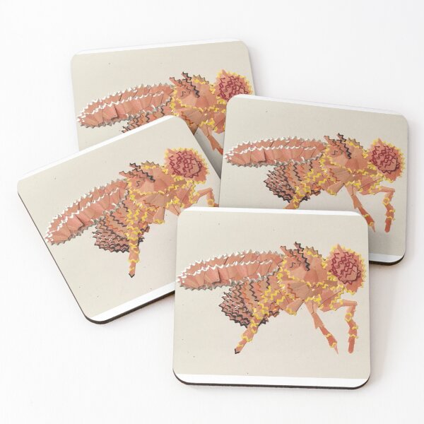 Item preview, Fruit Fly Pencil Sharpening Collage designed and sold by DaniEdmunds.