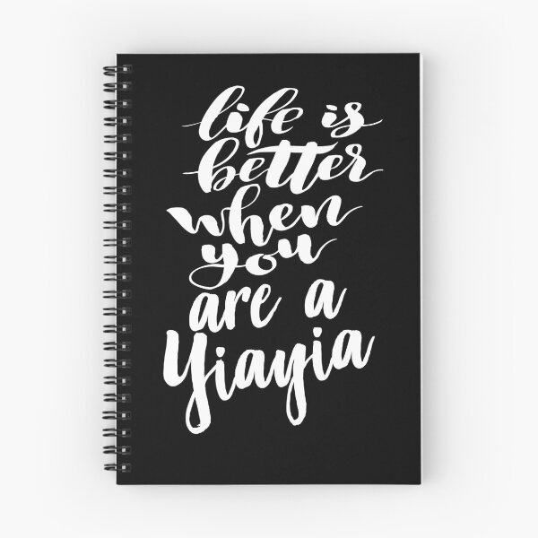 Item preview, Life Is Better When You Are A Yiayia Growing Up Greek Greece. White Lettering. designed and sold by ProjectX23.