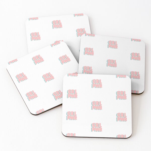 Item preview, GRL PWR - pink and blue pattern designed and sold by synthesizer.