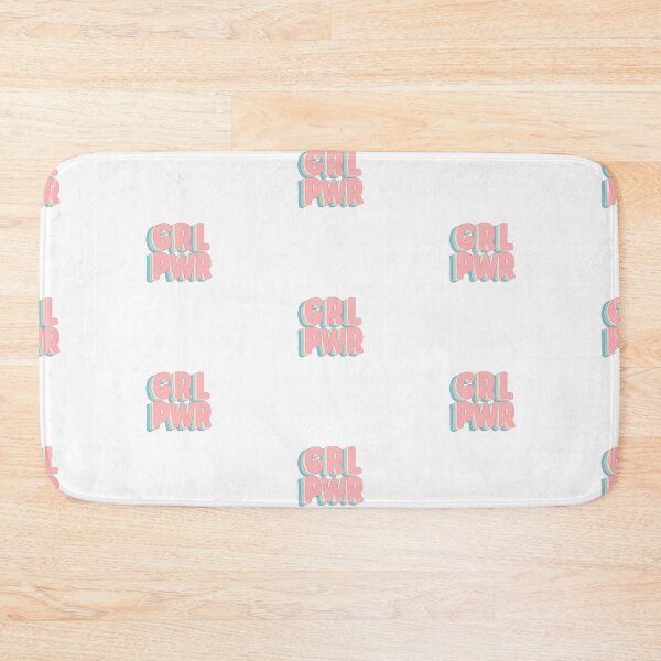 Item preview, GRL PWR - pink and blue pattern designed and sold by synthesizer.
