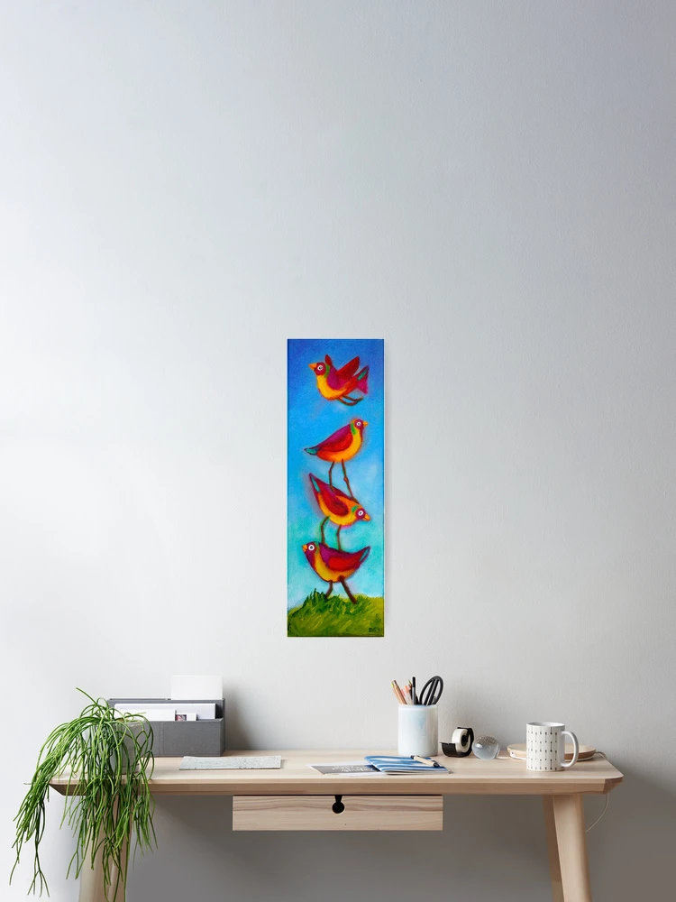 Thumbnail 2 of 3, Poster, Bird Stack designed and sold by sunset.