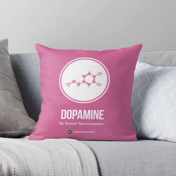 Neurotransmitter Series: Dopamine Throw Pillow