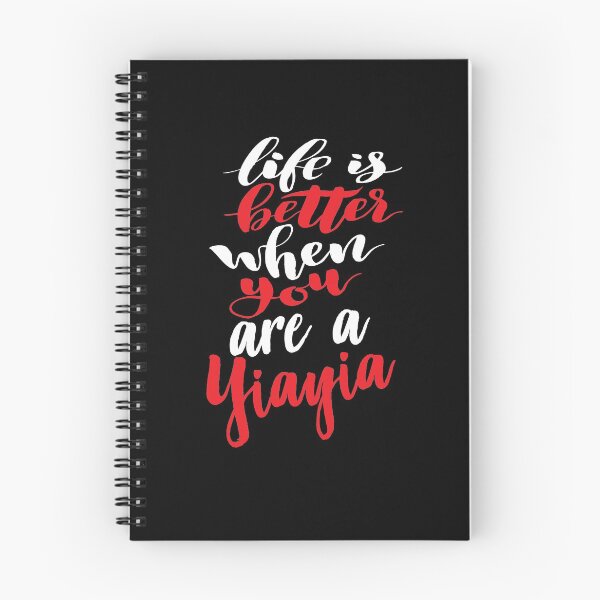 Item preview, Life Is Better When You Are A Yiayia Growing Up Greek Greece White Red Lettering designed and sold by ProjectX23.