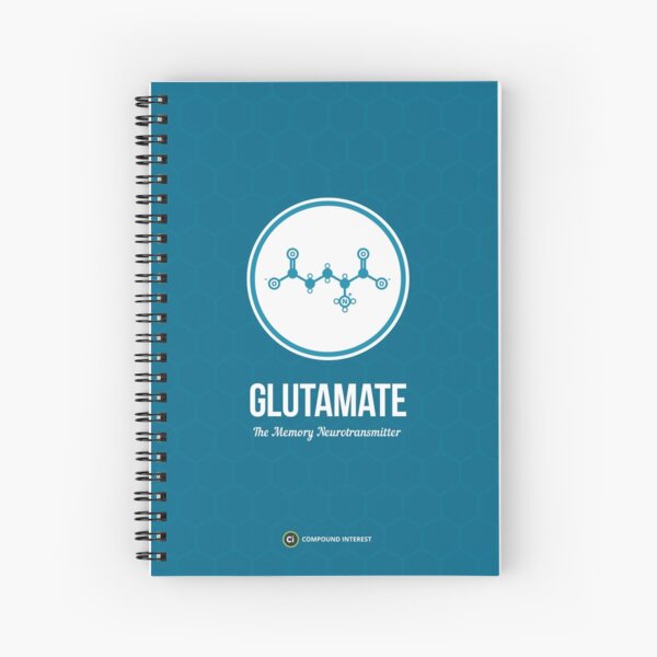 Neurotransmitter Series: Glutamate Spiral Notebook