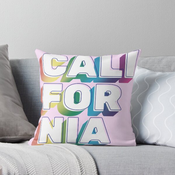 Item preview, California Rainbow Typography LGBT designed and sold by Seven-Stripes.