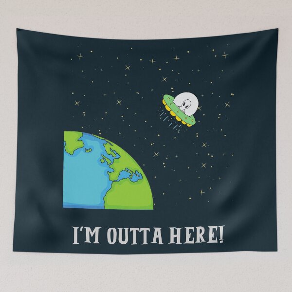 Item preview, I'm Outta Here! designed and sold by Legit Hooligan.