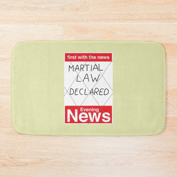 Item preview, Martial Law Declared designed and sold by Off the Box.