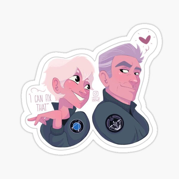 Autocollant - Sam x Jack pour SJ Ship Day 2019 Sticker