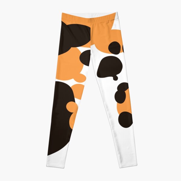 Stylized Calico Pattern Leggings