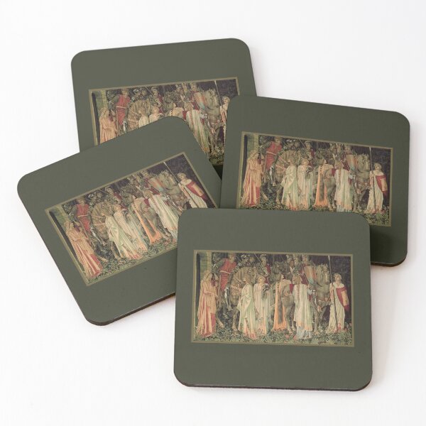 Item preview,  Edward Burne-Jones - The Arming and Departure of the Knights (1894) designed and sold by knightsydesign.