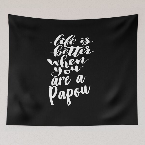 Item preview, Life Is Better When You Are A Papou Growing Up Greek Greece. Grandfather White Lettering. designed and sold by ProjectX23.