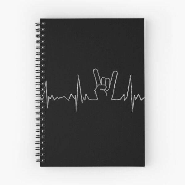 Item preview, Heavy Metal Heartbeat Metalhead Distressed Design designed and sold by playloud.