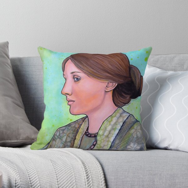 Virginia Woolf Throw Pillow