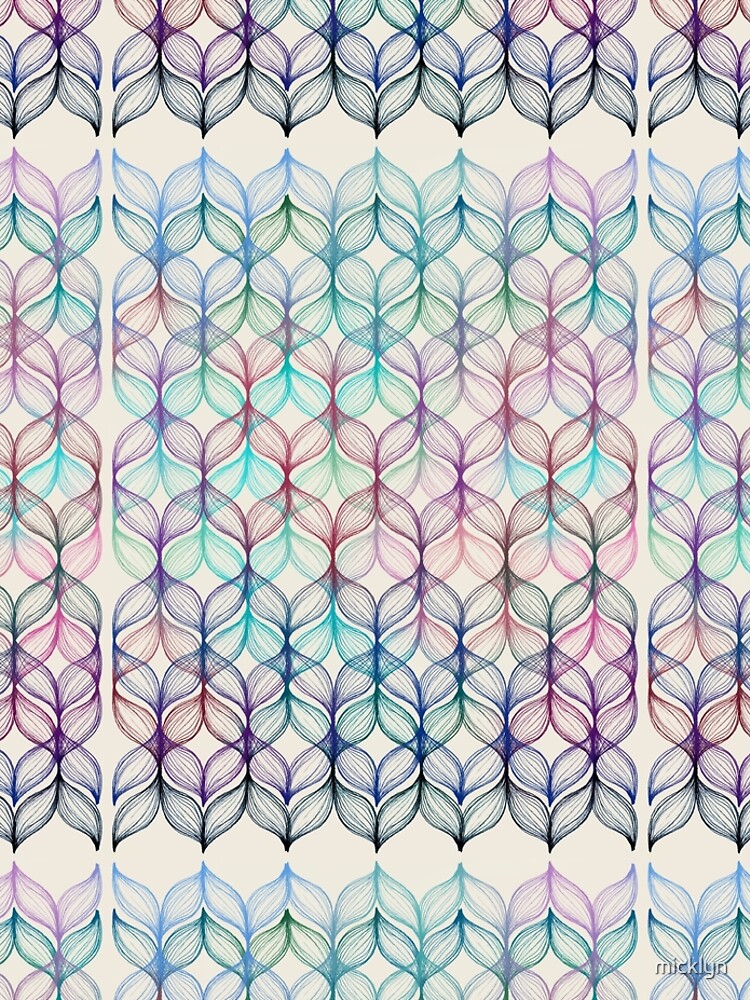 Mermaid's Braids - a colored pencil pattern by micklyn