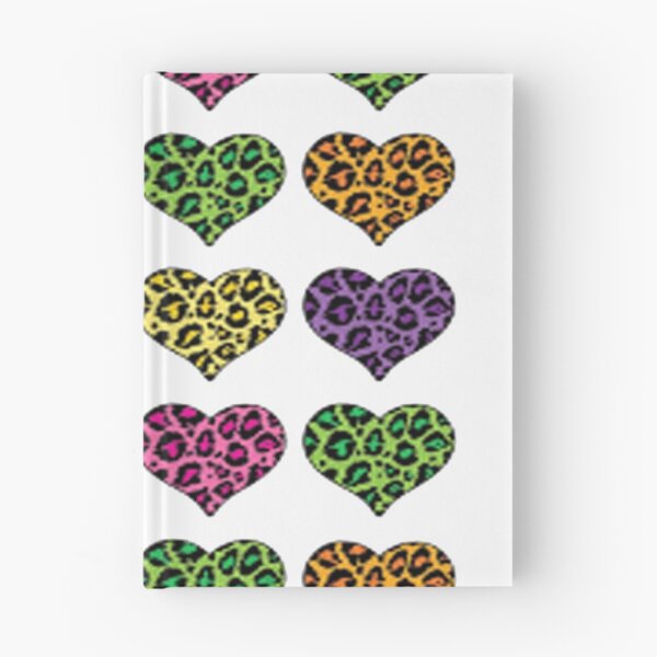 Item preview, Rainbow Leopard Print Hearts designed and sold by SerpentSkyArts.