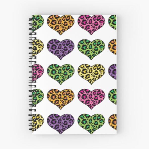 Item preview, Rainbow Leopard Print Hearts designed and sold by SerpentSkyArts.