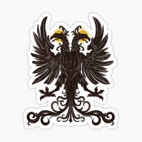 Holy Roman Empire double-headed eagle Sticker