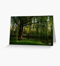 Beneath the Willow Greeting Card