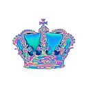 Vaporwave Crown Blue Case Skin For Samsung Galaxy By Veganarchism Redbubble