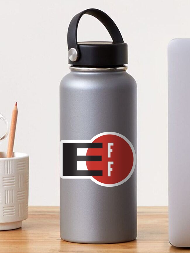 Thumbnail 1 of 3, Sticker, Tech - EFF (Electronic Frontier Foundation) designed and sold by Veganarchism.