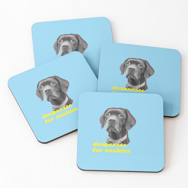 Item preview, cute dog is desperate for cookies designed and sold by Muk1.