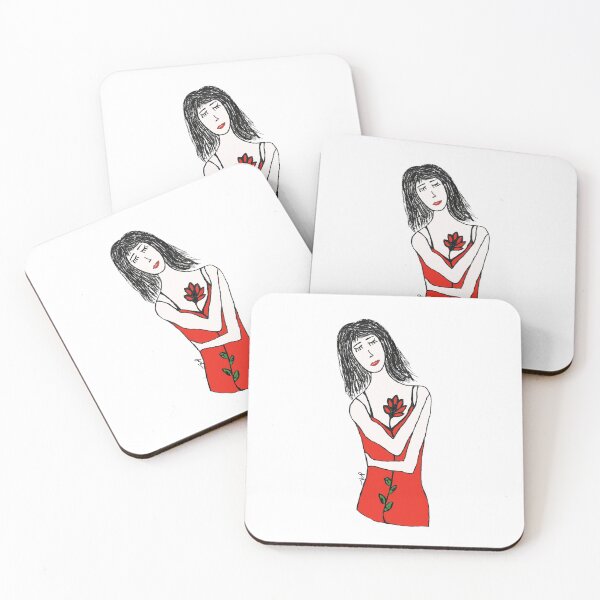 Item preview, self love and acceptance-  woman illustration designed and sold by Liat Mor.