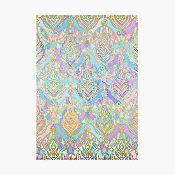 Item preview, Jade & Blue Enamel Art Deco Pattern designed and sold by micklyn.