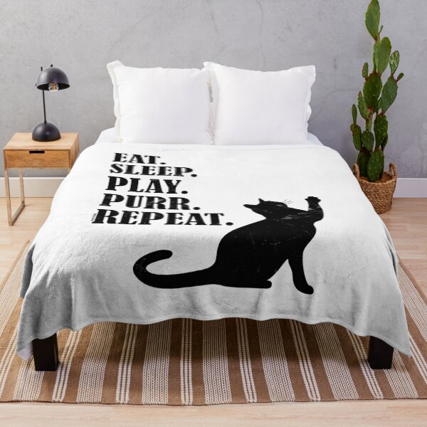 Item preview, Cat EAT SLEP PLAY designed and sold by catsandmore.