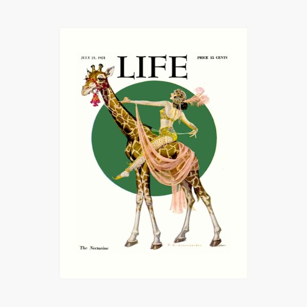 LIFE : Vintage 1921 Magazine Advertising Print Art Print