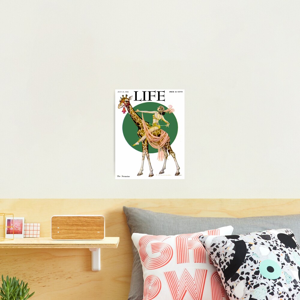 LIFE : Vintage 1921 Magazine Advertising Print Photographic Print