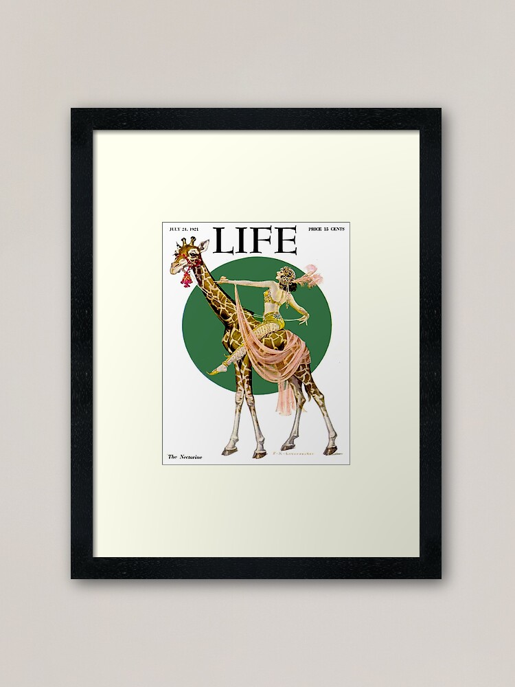 Alternate view of LIFE : Vintage 1921 Magazine Advertising Print Framed Art Print